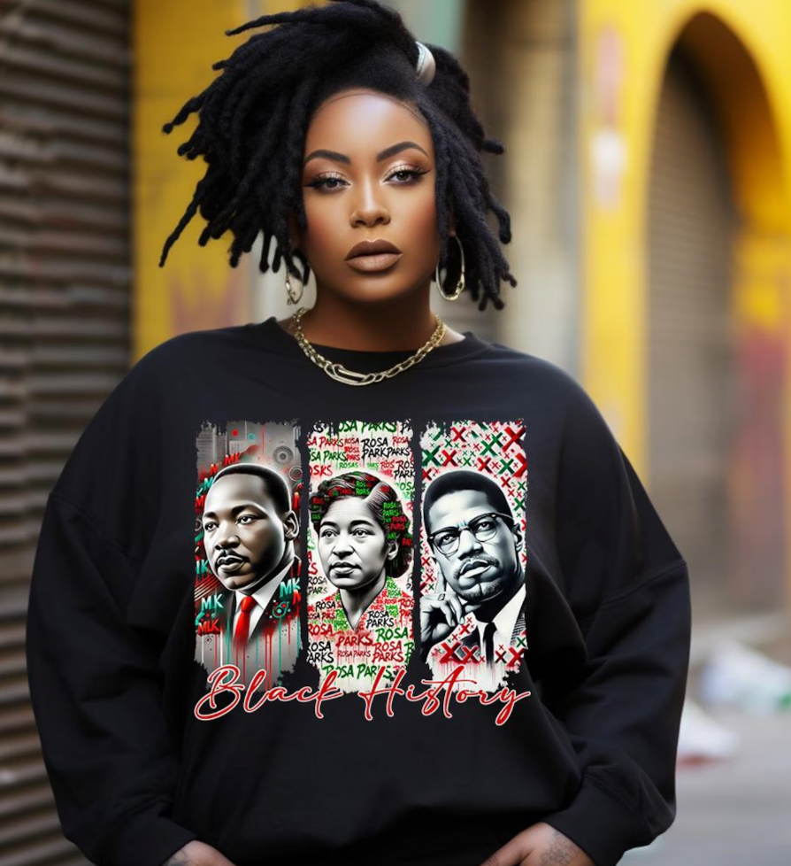 Black History Clipart,  Sweatshirt