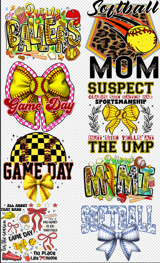 22x 36 Softball Sheet  Transfer