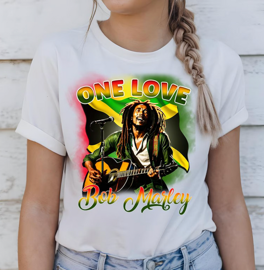 Bob Marley DTF Transfer