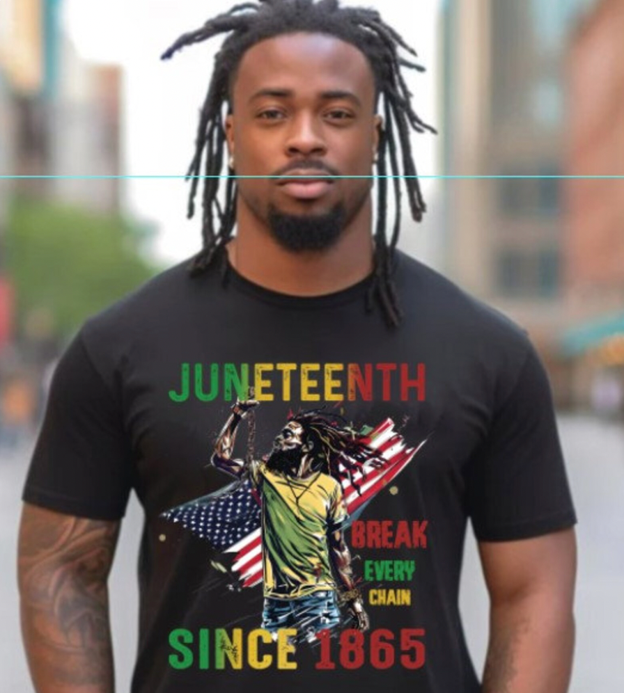 Juneteenth Breaking Every Chain DTF  Transfers