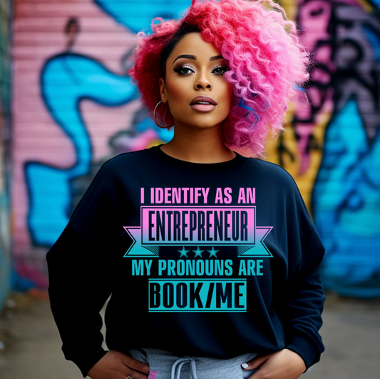 11 inch I Identify as an Entrepreneur DTF Transfer