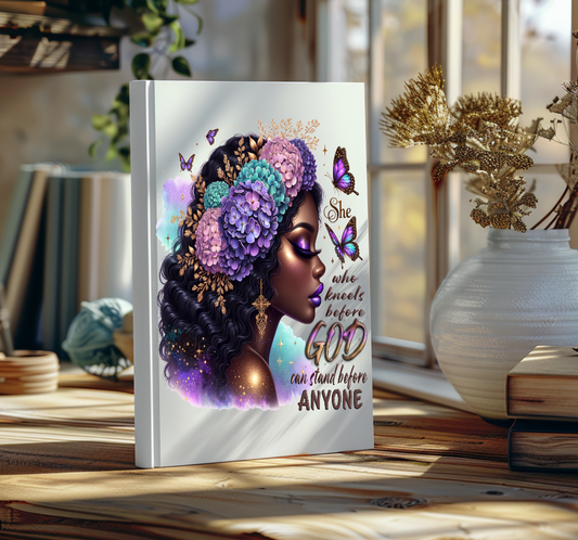 She Who Kneels Before God  UV Decal FOR JOURNALS