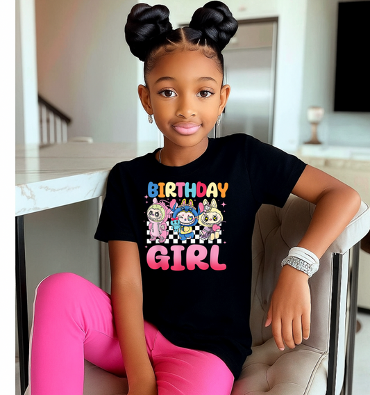 Labubu Birthday Girl  DTF Transfer