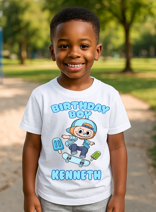 Labubu Birthday Boy DTF Transfer