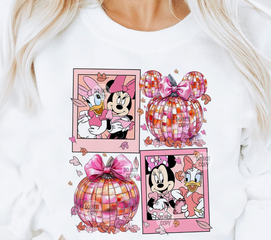 Disco Pumpkin  DTF Transfer