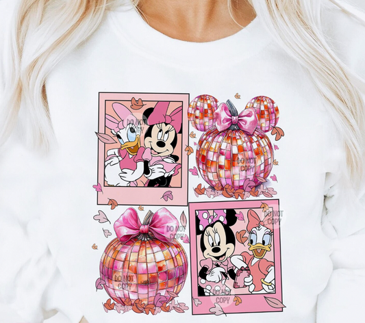 Disco Pumpkin  DTF Transfer