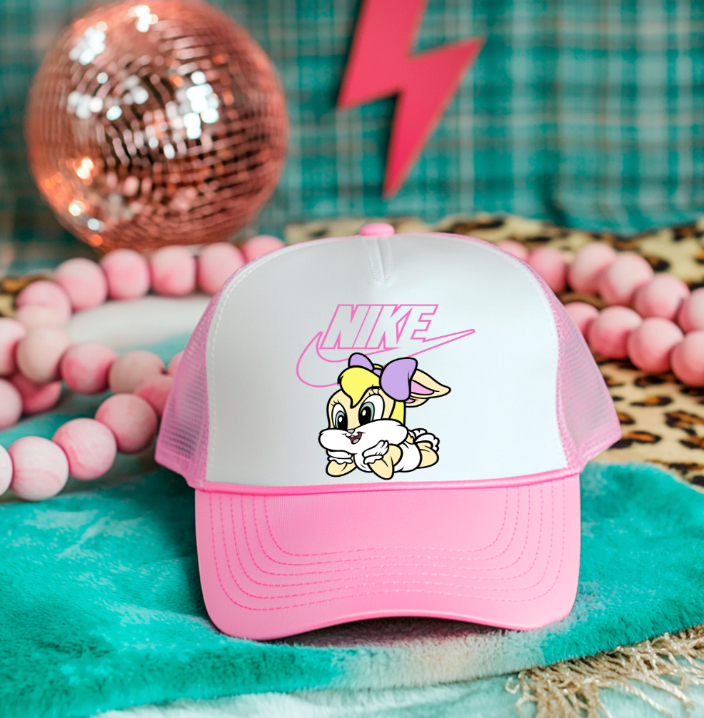 Retro Bunny 3 inch Hat Transfers