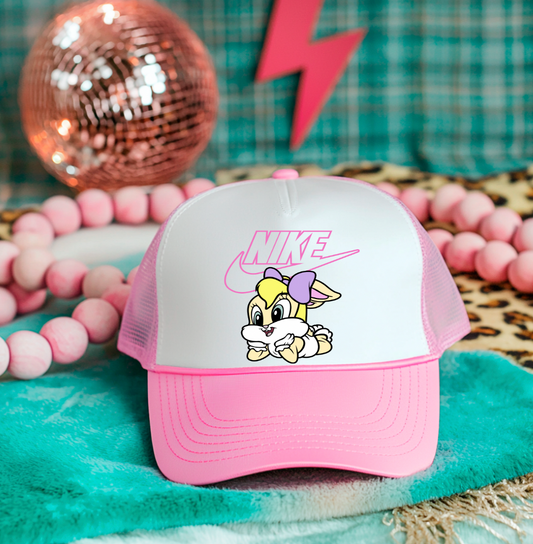 Retro Bunny 3 inch Hat Transfers