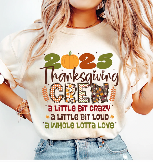 2025 Thanksgiving Crew  Transfer