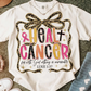 Heal Cancer Bow  DTF Transfer