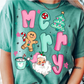 Retro Cute Merry Christmas  DTF Transfer