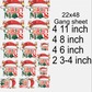 22x48 Christmas Squad Gang Sheet Transfer