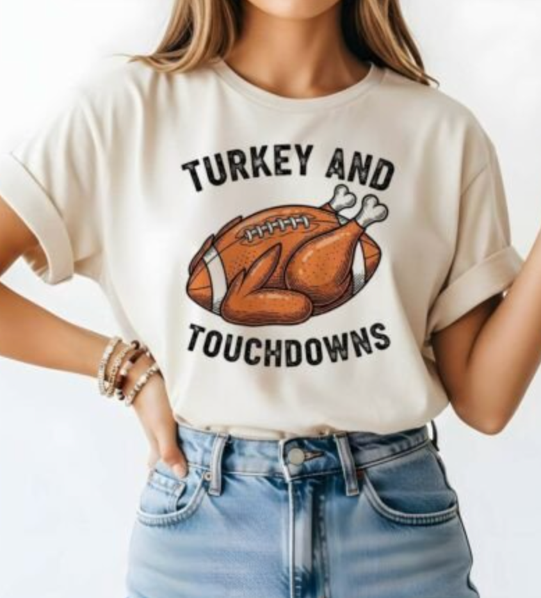 Turkey and Touchdowns  DTF Transfers