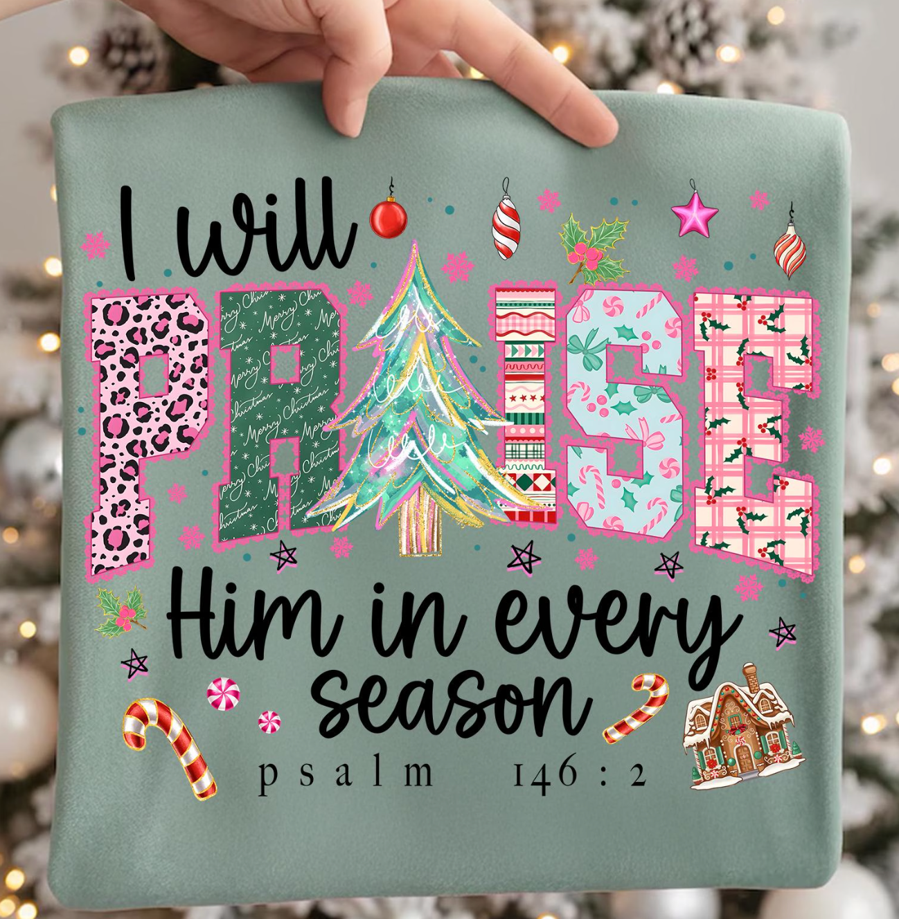 I will Praise Him in Every Season DTF Transfers