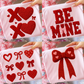 Faux Yarn Coquette Valentine  Bundle 4 Prints DTF  Transfers