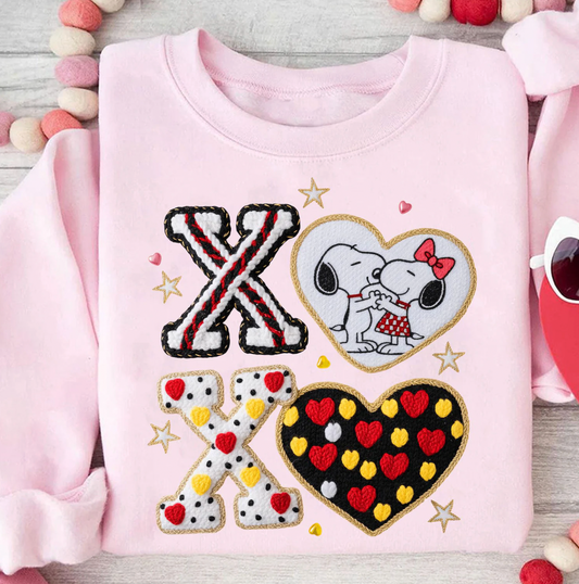 Snoopy Xoxo Latch Hook Yarn Crochet Transfer