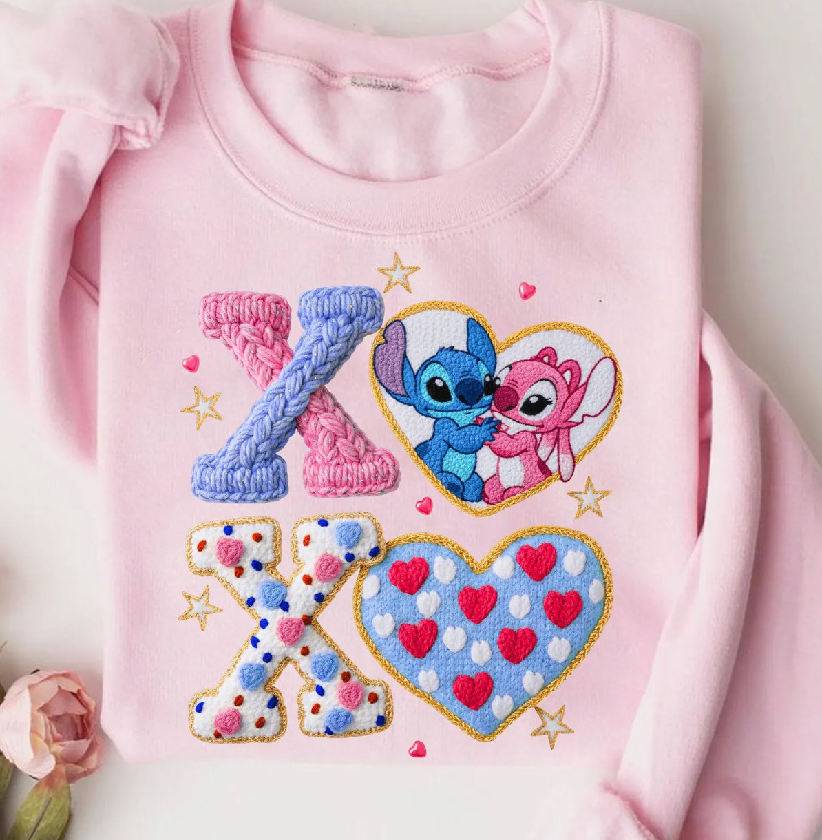 Stitch Xoxo Latch Hook Yarn Crochet Transfer