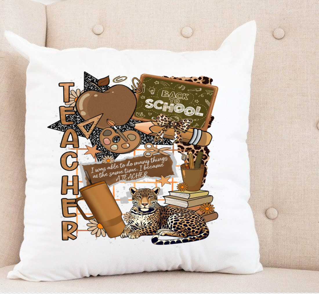 Teacher Life, Popular Collage Checkered DTF Transfers