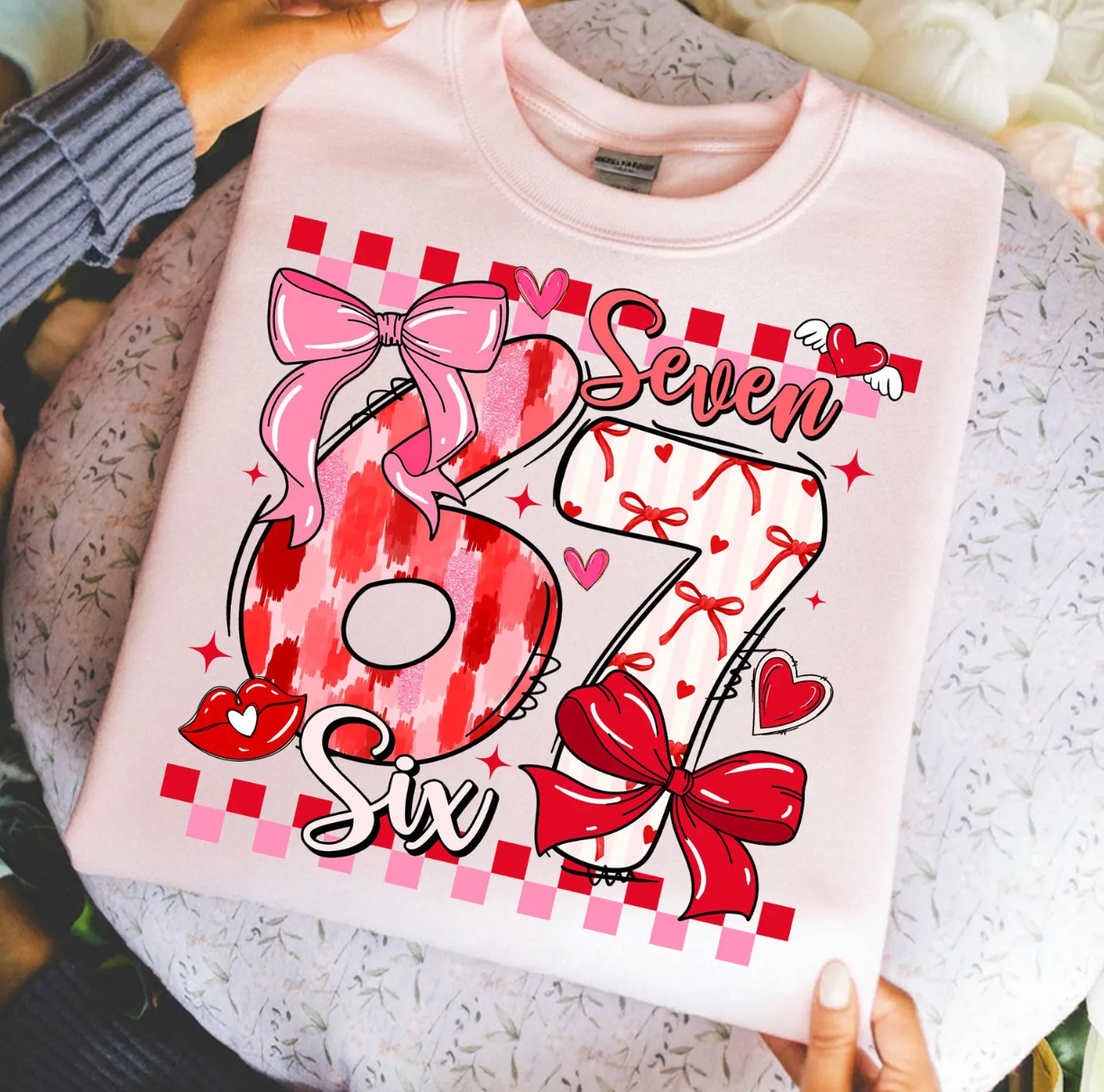 Six Seven  DTF Transfers, Valentines Day, Love