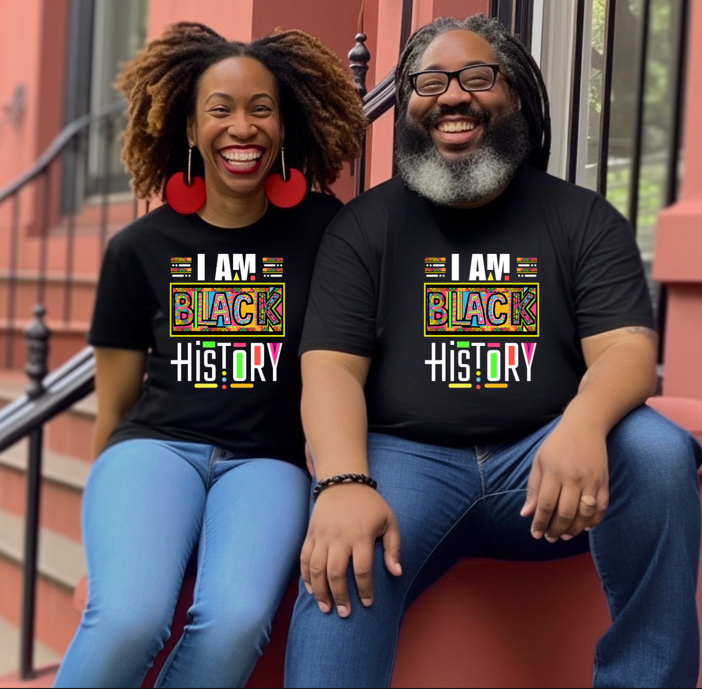 I Am Black History  DTF Transfers, Heat Transfers