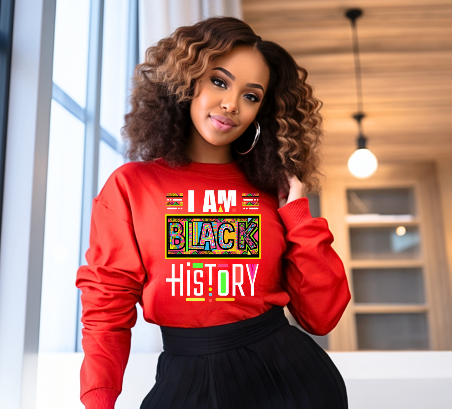 I Am Black History  DTF Transfers, Heat Transfers