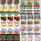 Black History  Hat Gang Sheet Volume 1  22x24 + 45 Trucker Hat Size Transfers for Just $0.60 Each Print