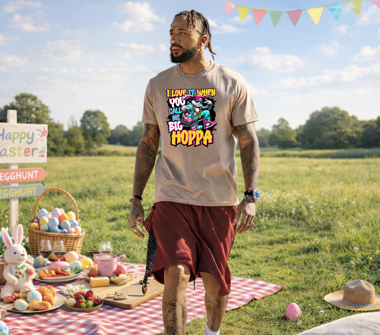 Hip Hop Easter  DTF TRANSFERS, Heat Transfers