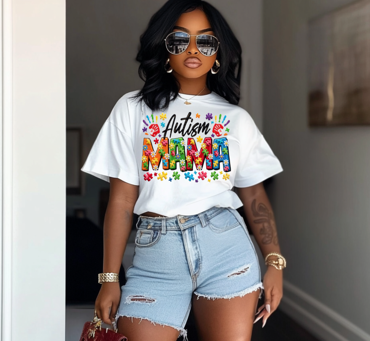 Autism Mom DTF TRANSFERS, Heat Transfers