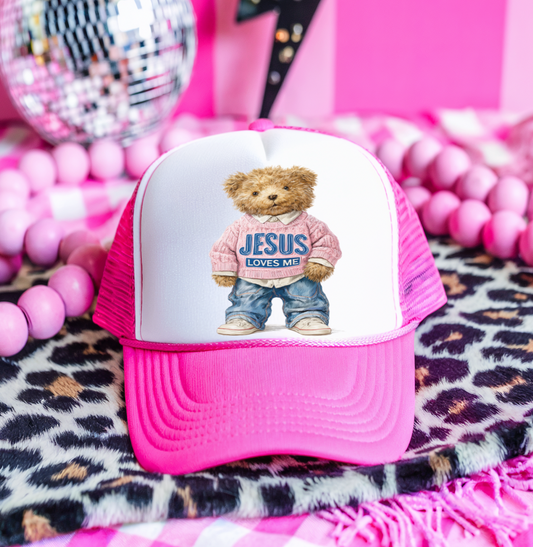 Jesus Loves Hat Print DTF Transfers