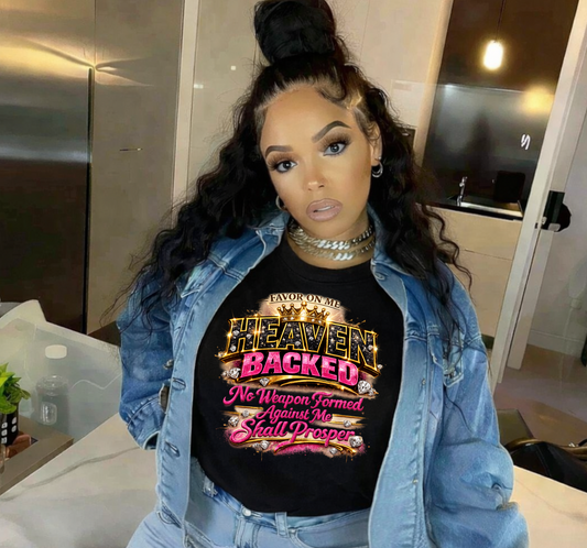 Heaven back Pink  DTF Transfer