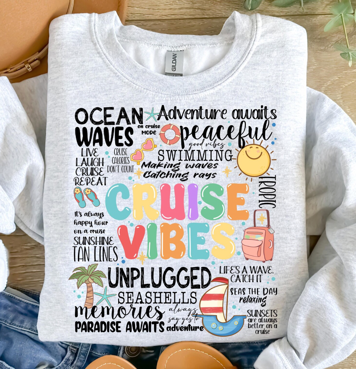 Cruise vibes DTF Transfer