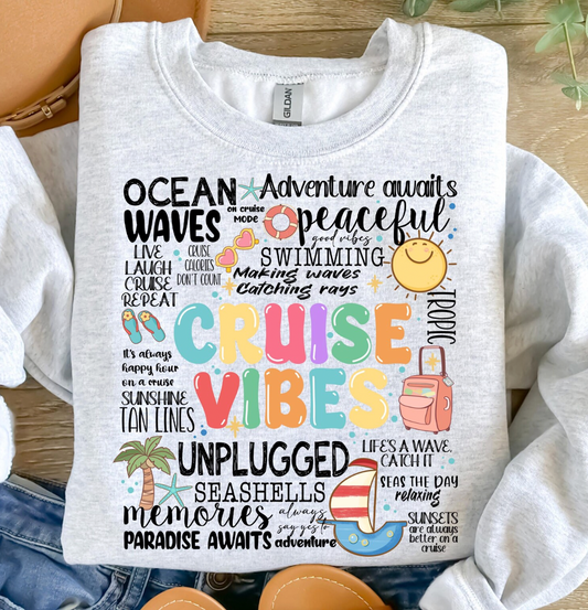 Cruise vibes DTF Transfer