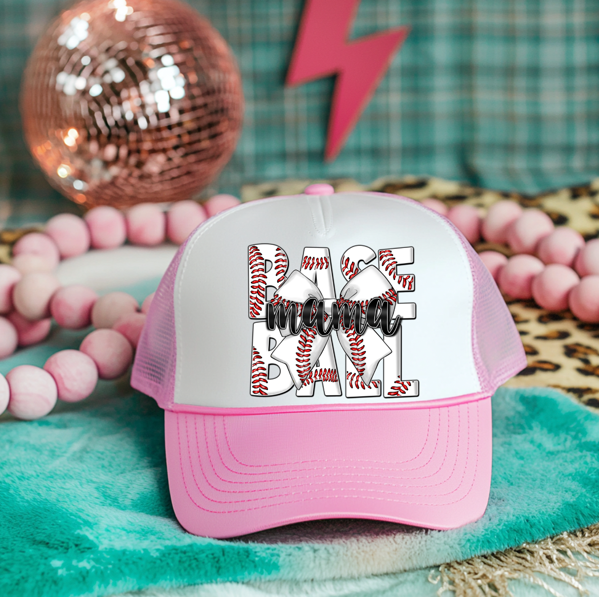 Baseball Mama  DTF Hat Transfer
