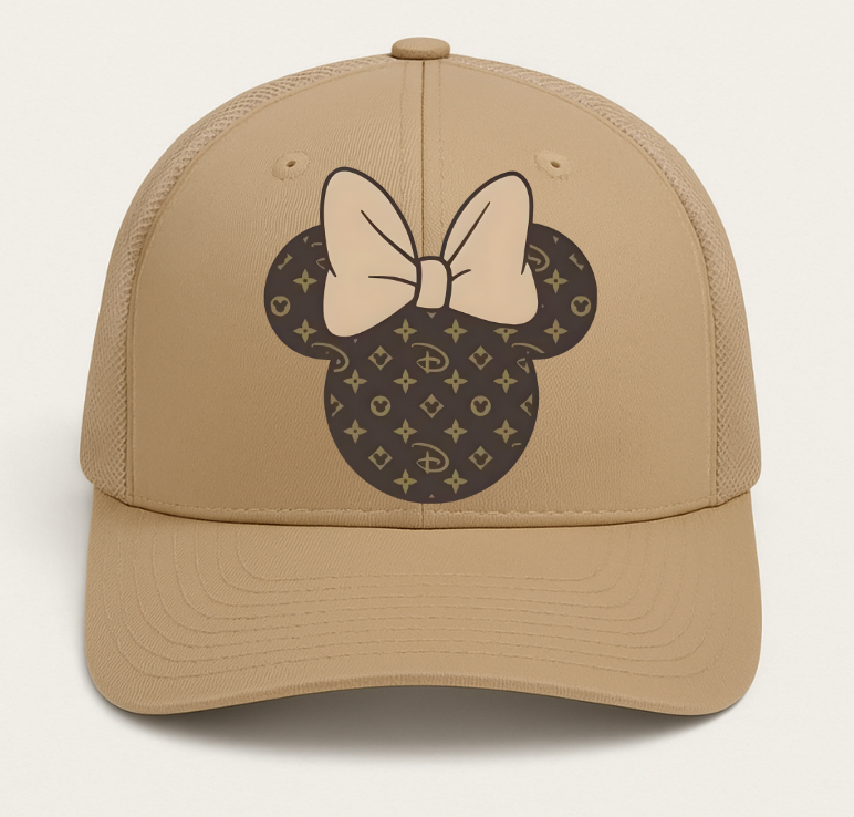 Luxury Minnie Hat DTF  Transfer