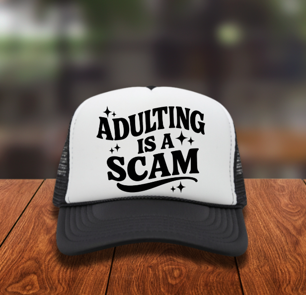 Auditing is a Scam Hat DTF Transfer