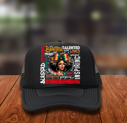 Affirmation  Hat DTF Transfer