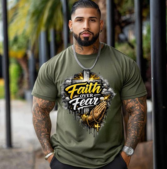 Faith over Fear  PNG, Christian, Faith (Digital Download)