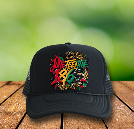 Juneteenth 1865 Hat DTF Transfer