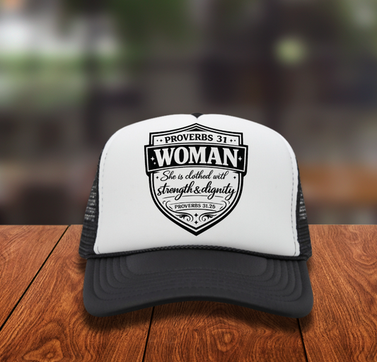 Proverbs 31 Woman  Hat DTF Transfer
