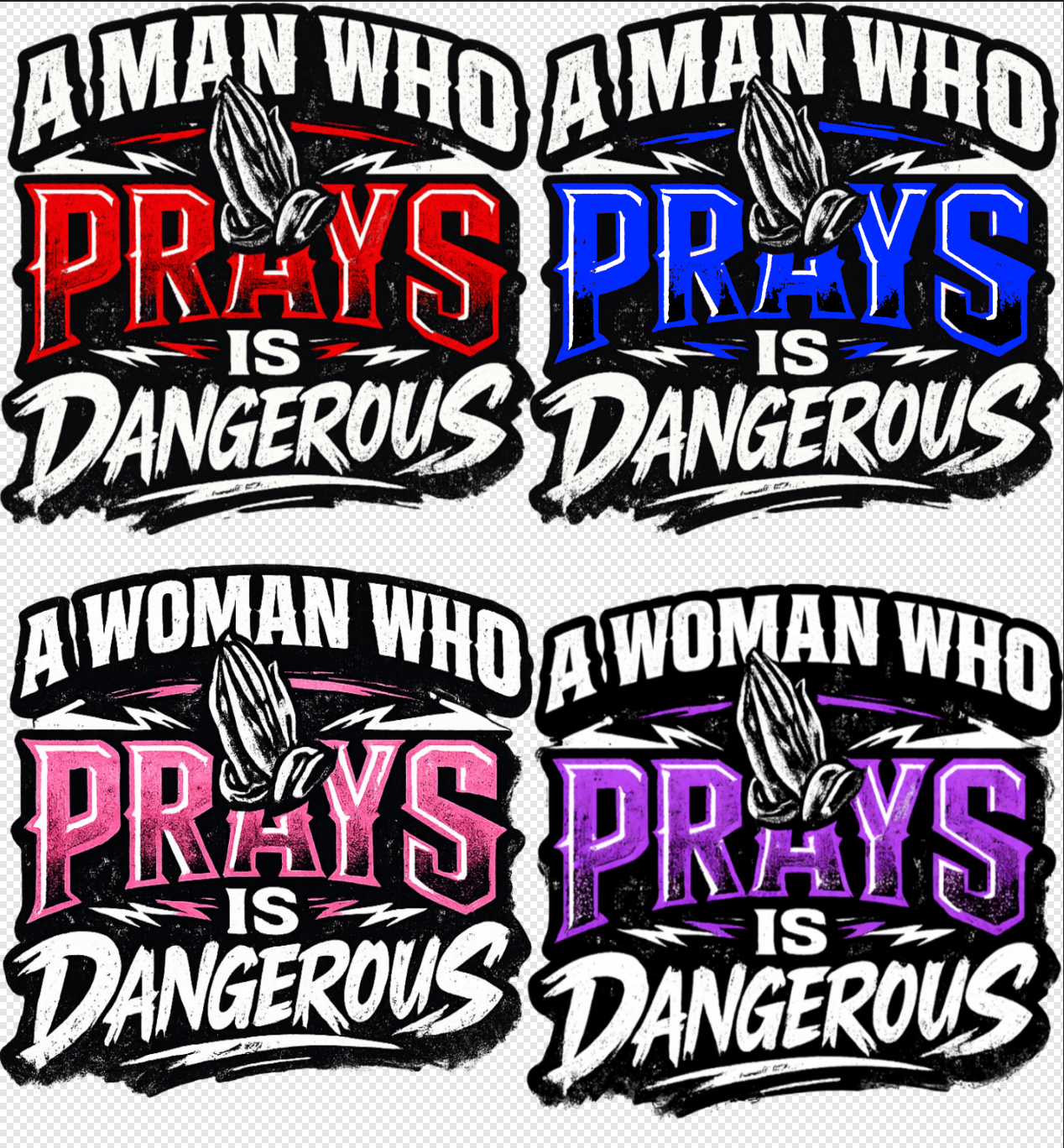 Volume 2 Christian Bundle  4 Prints DTF  Transfers