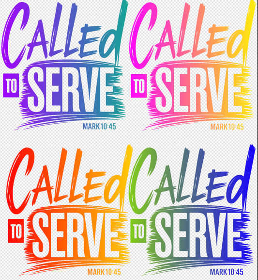 Called to Serve Ombre DTF Transfer Grab Bag | Faith Heat Transfers