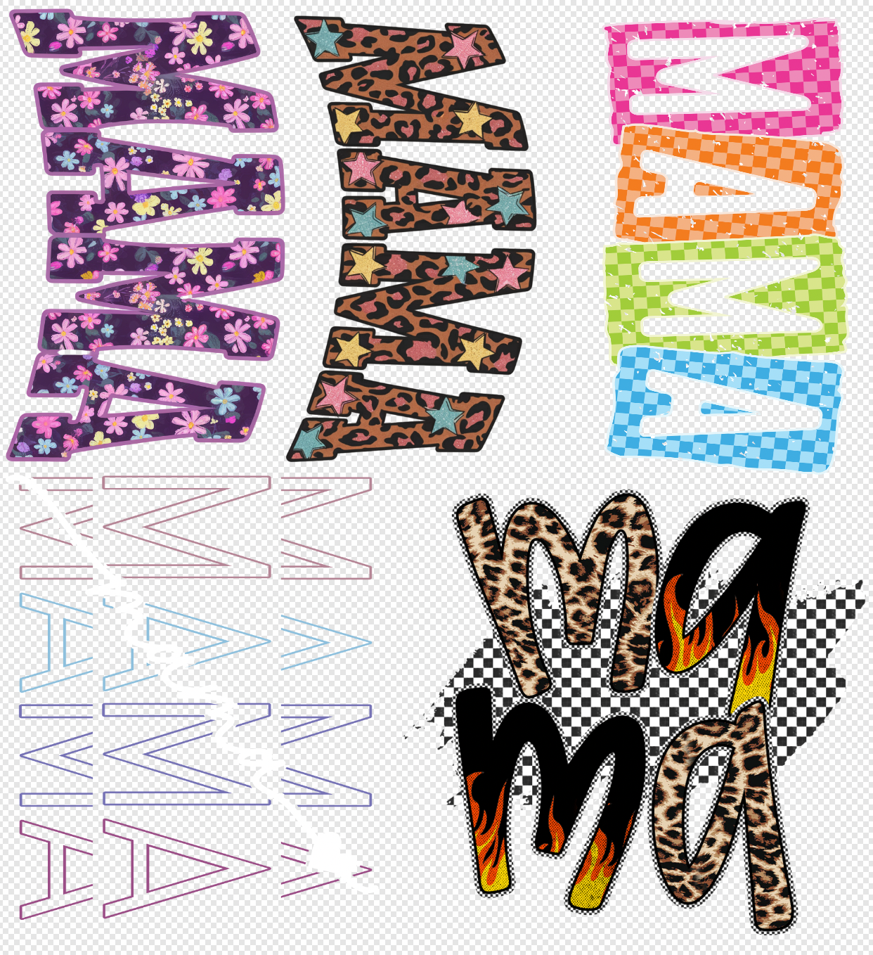 Mama  DTF Transfer Grab Bag | Mama  Heat Transfers