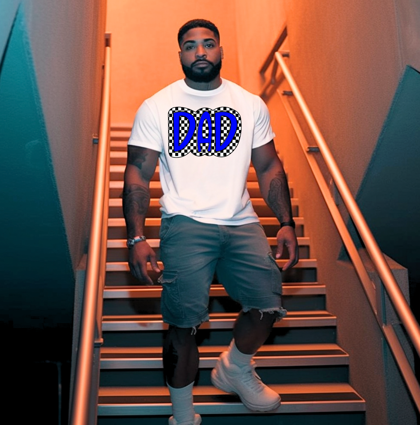 Checker Dad  DTF  DTF TRANSFER