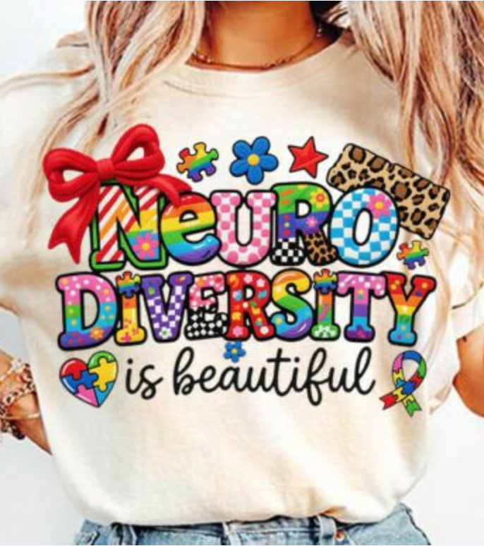 Yarn Neurodiversity is Beautiful  DTF Transfer