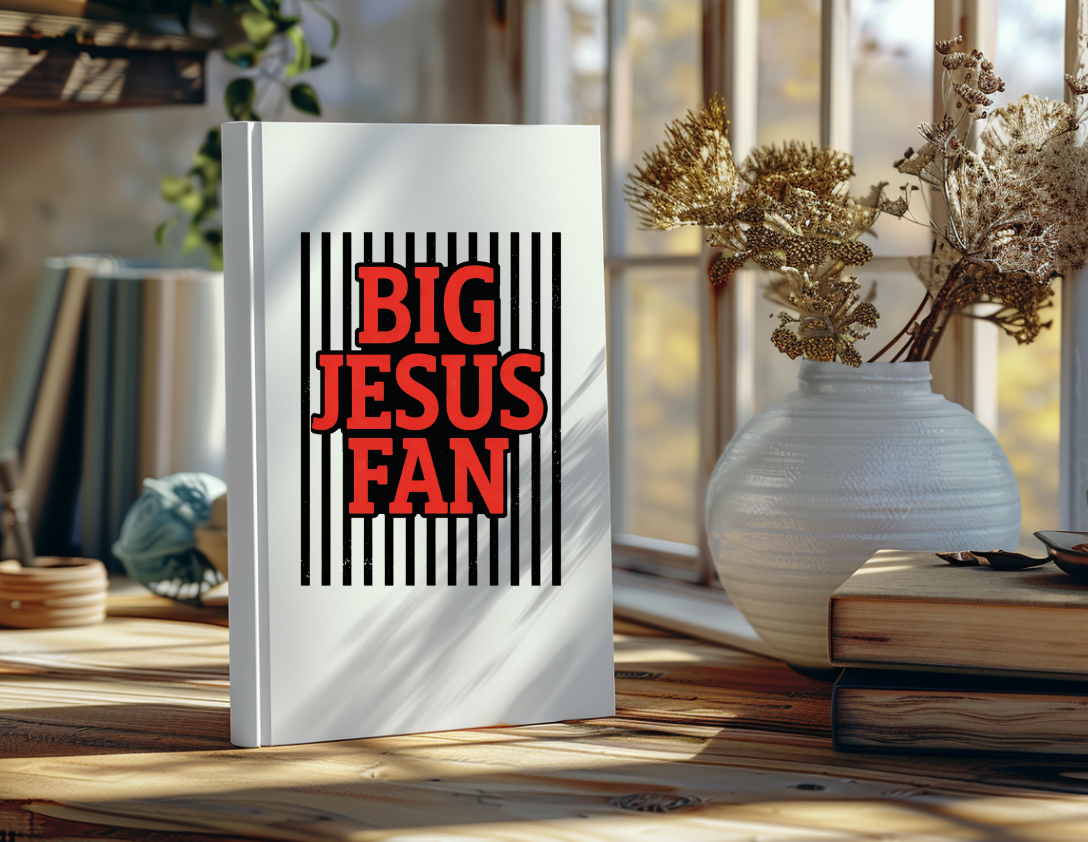 Big Jesus Fan UV Decal FOR Journals