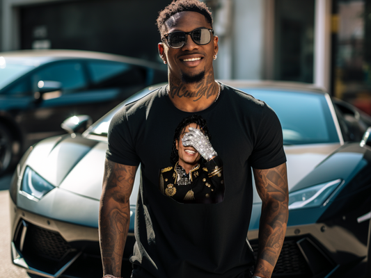 Mj hands on face   DTF TRANSFER