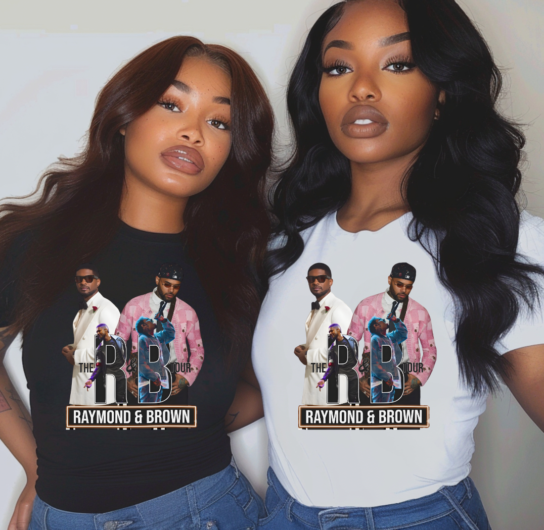 R & B Tour  Pink DTF TRANSFER
