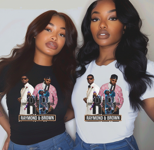 R & B Tour  Pink DTF TRANSFER