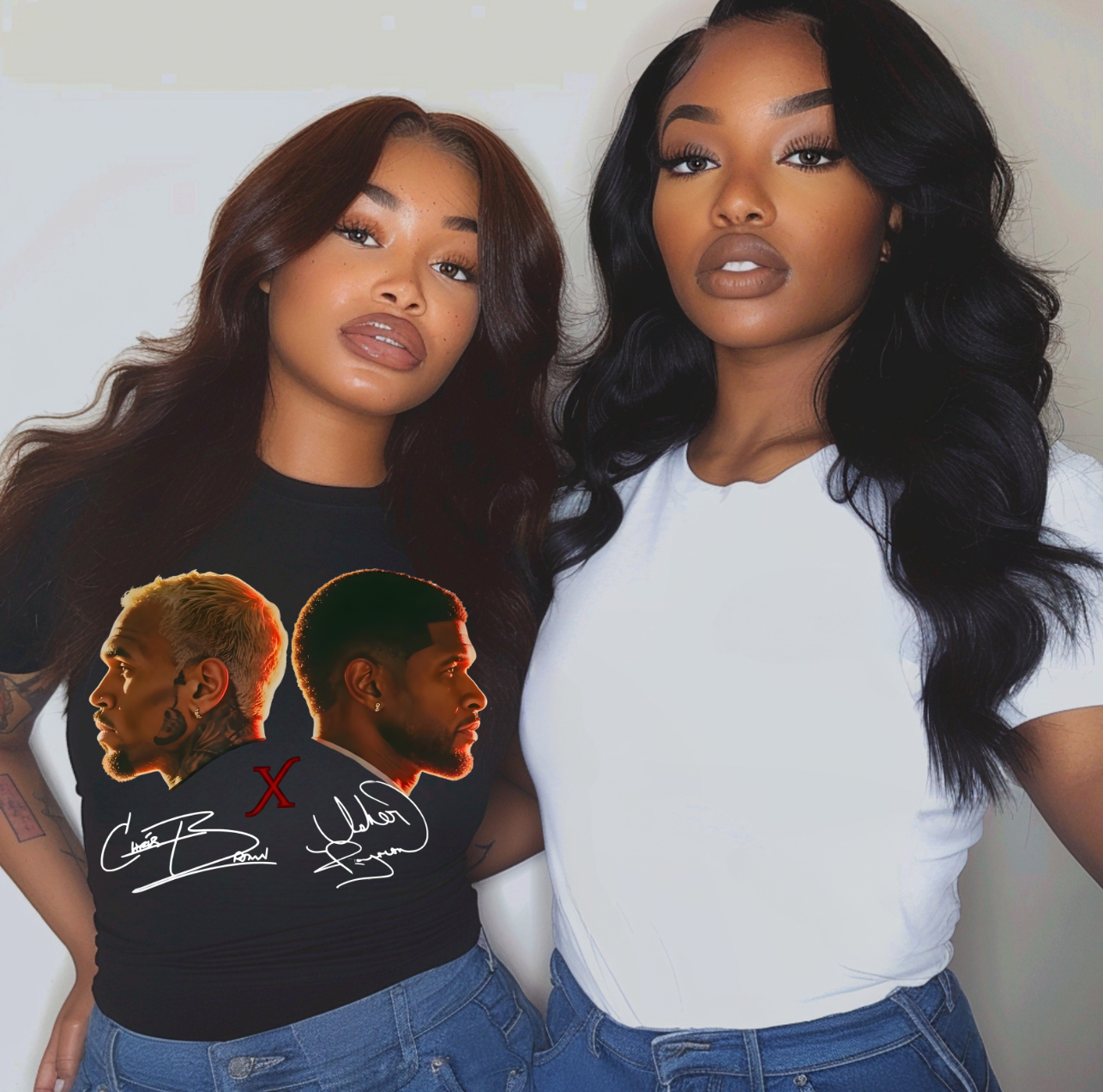 R & B Tour with head  DTF TRANSFER