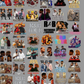 42 Chris Brown and Usher Hat Prints / Transfers  ( 22x24 Gang Sheet )